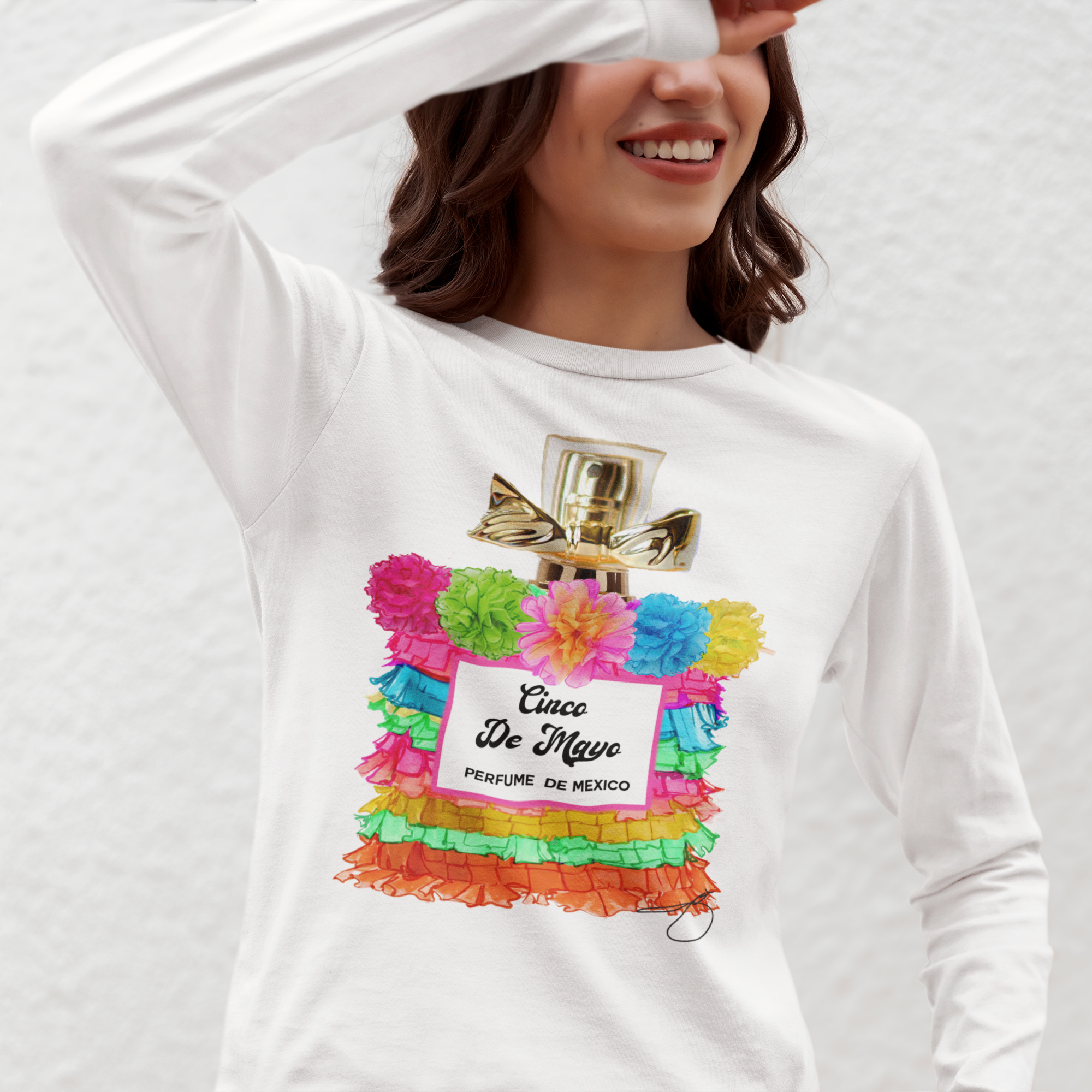 By Jodi LLC - Wholesale Screen Printed T-Shirt - Women's - Fiesta Perfume Cinco De Mayo Tee4