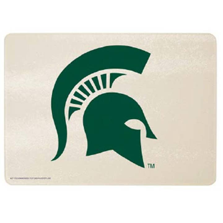 Glass Cutting Board, Michigan State Spartans for wholesale by The Memory Company