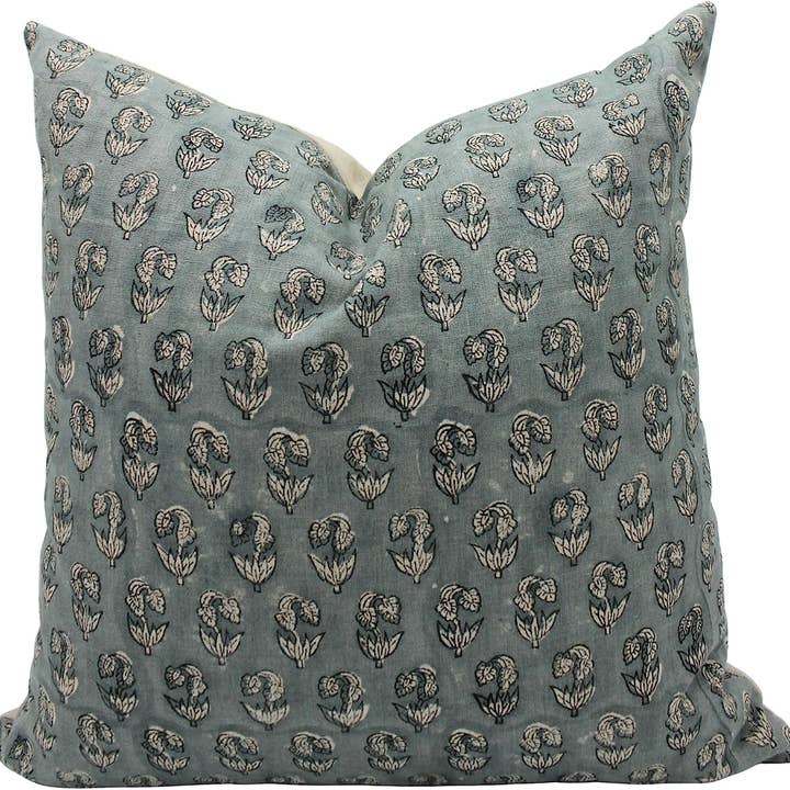 Housse de Coussin en Lin Pur Design Décoratif - Superstar pour la vente par Fabdivine