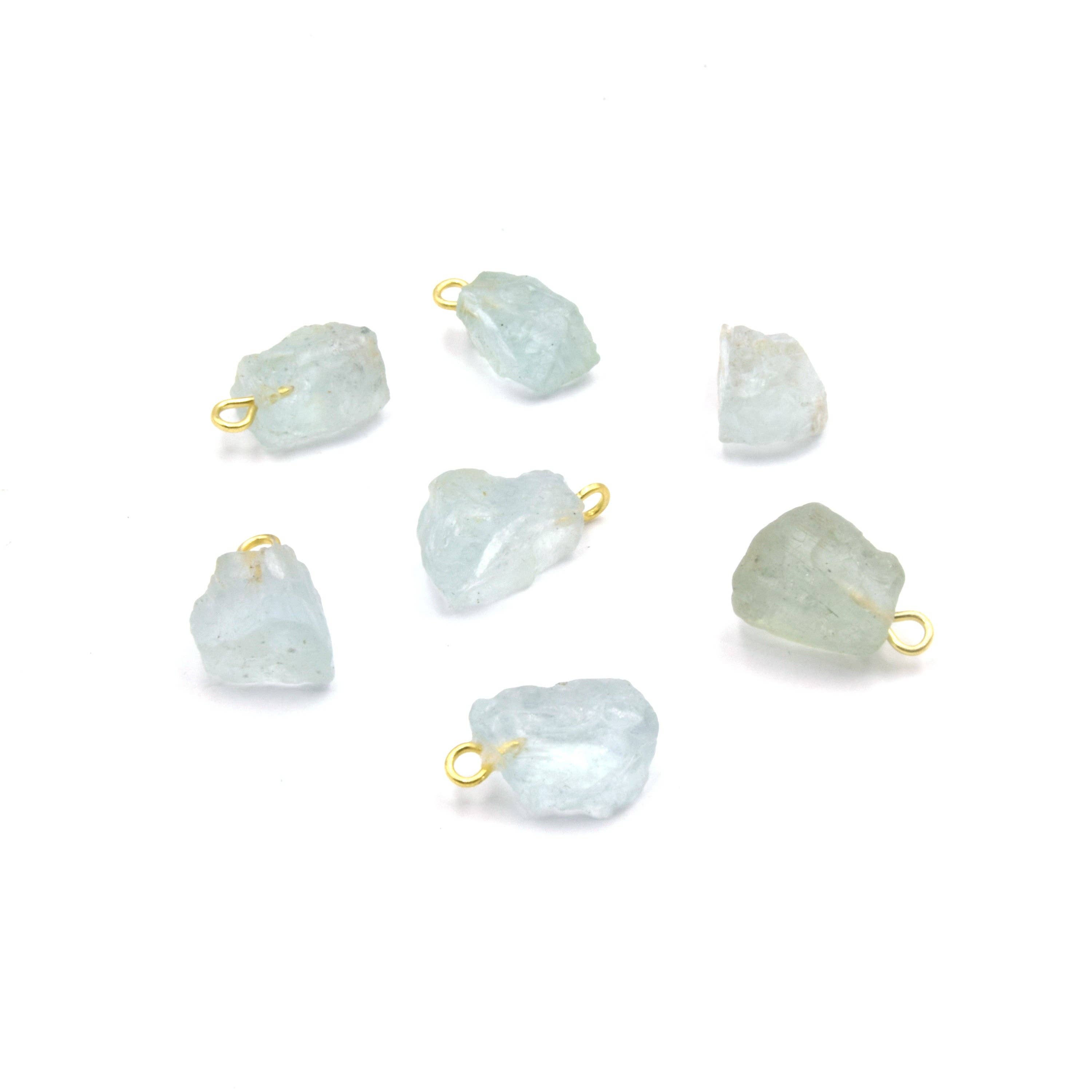 Only Beads - Wholesale Individual charm/pendant - Natural Raw Gemstone Charms - Birthstone Pendants15