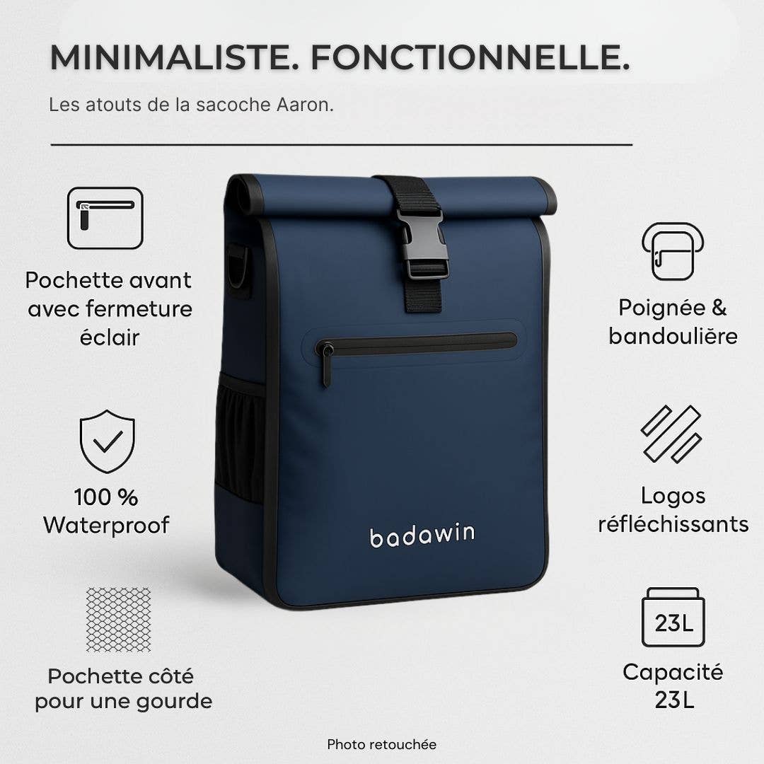 BADAWIN - Wholesale Biking Accessories - Aaron Blue Badawin Luggage Rack Bike Bag7