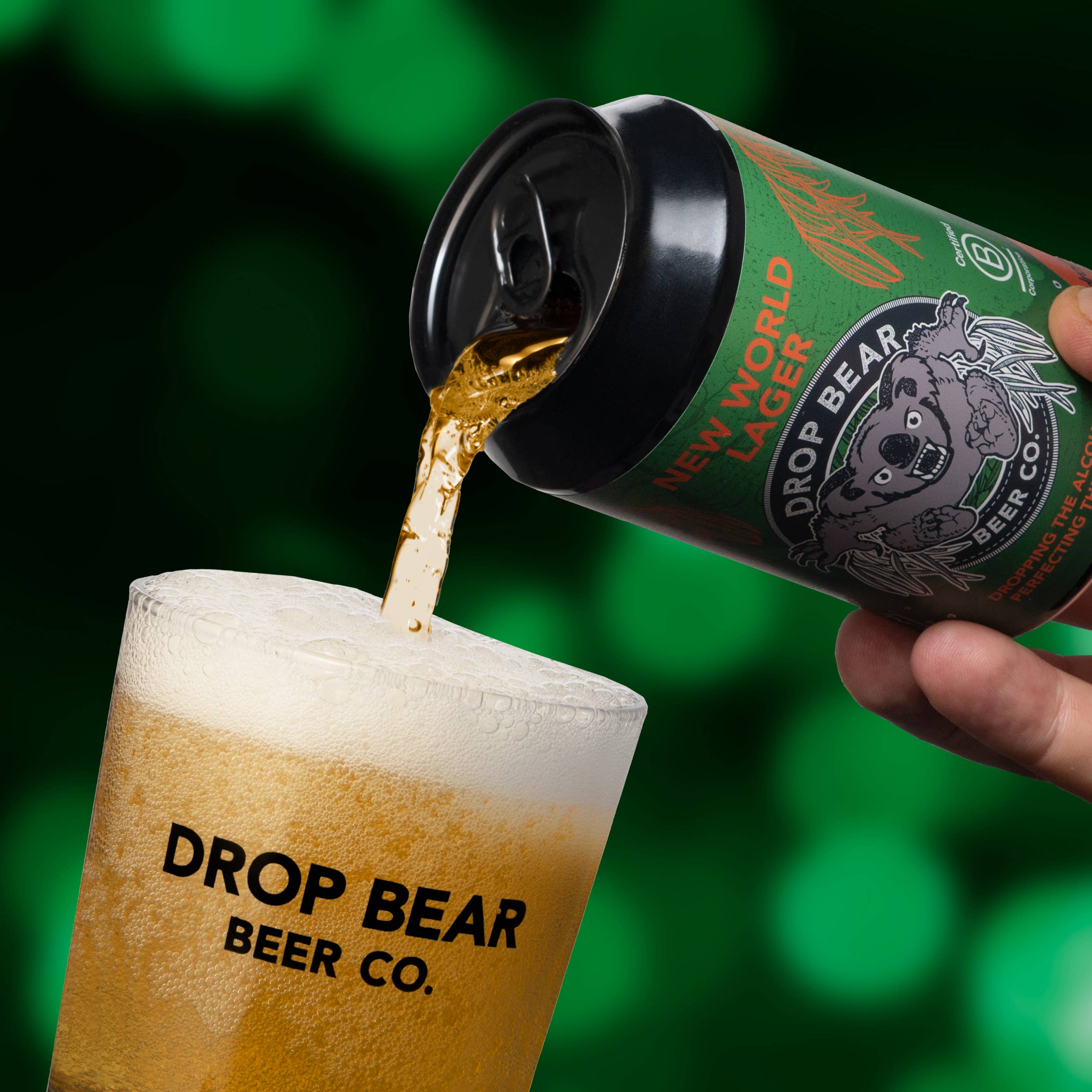 Drop Bear Beer Co – wholesale Non-alcoholic beer – Drop Bear Beer New World Lager 330ml cans4