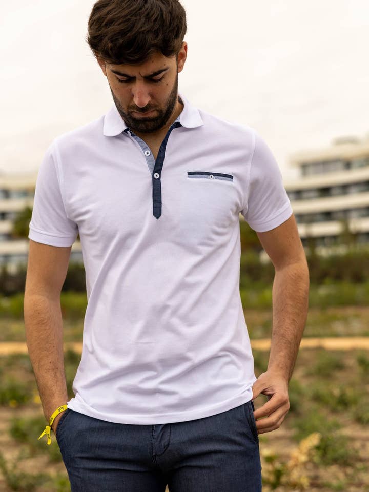 Custi Mikelo - Wholesale Polo - Men's - Argentinian White Polo