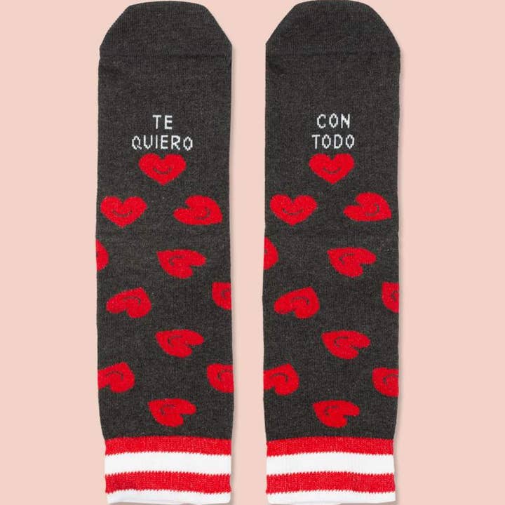 Sokken met de tekst "I Love You With Everything" voor wholesale door UO
