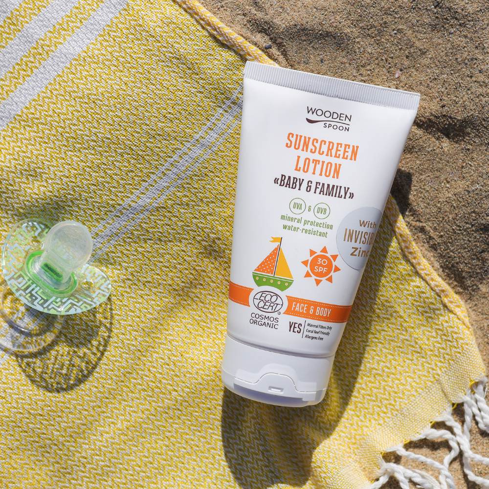 Wooden Spoon - Wholesale Sunscreen - Organic Sunscreen Lotion "Baby & Family" 30 SPF - 100ml2