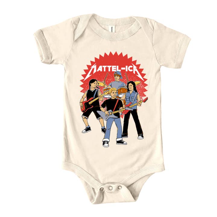 MATTELICA Baby Bodysuit for wholesale by Little Groupies