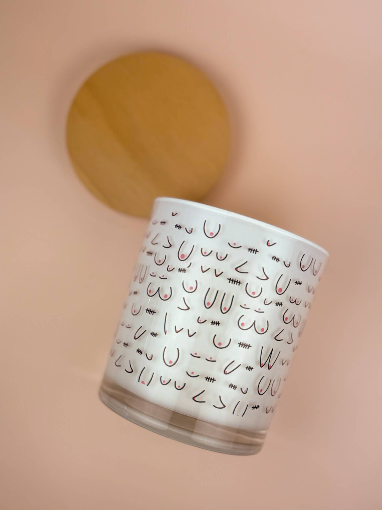 Unplug Soy Candles – wholesale Burkljus – Boobies- Sojaljus för bröstcancer2