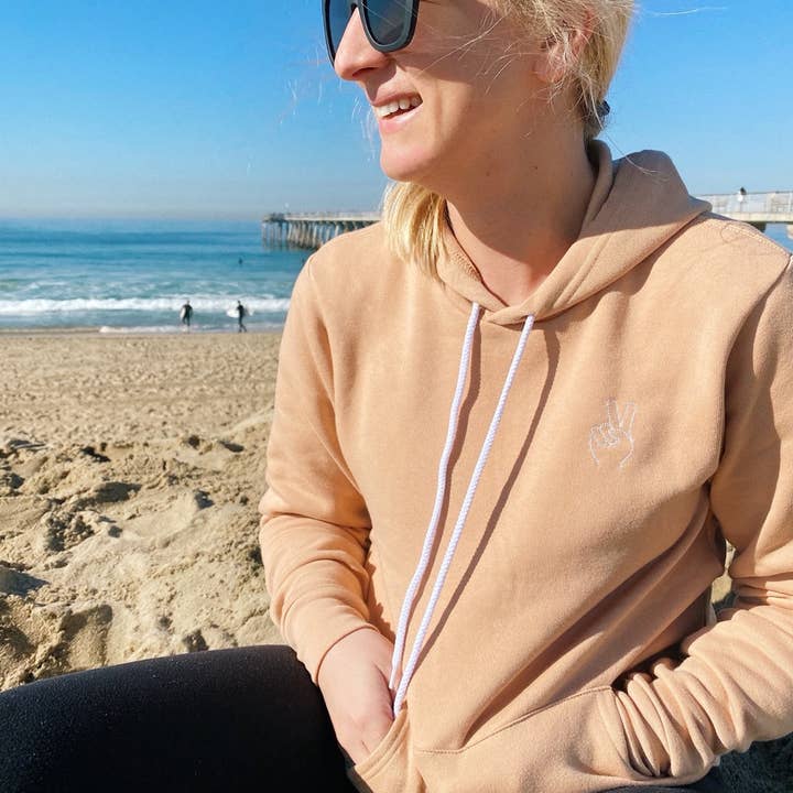 Pulôver com capuz Spread Peace por atacado de Esplanade