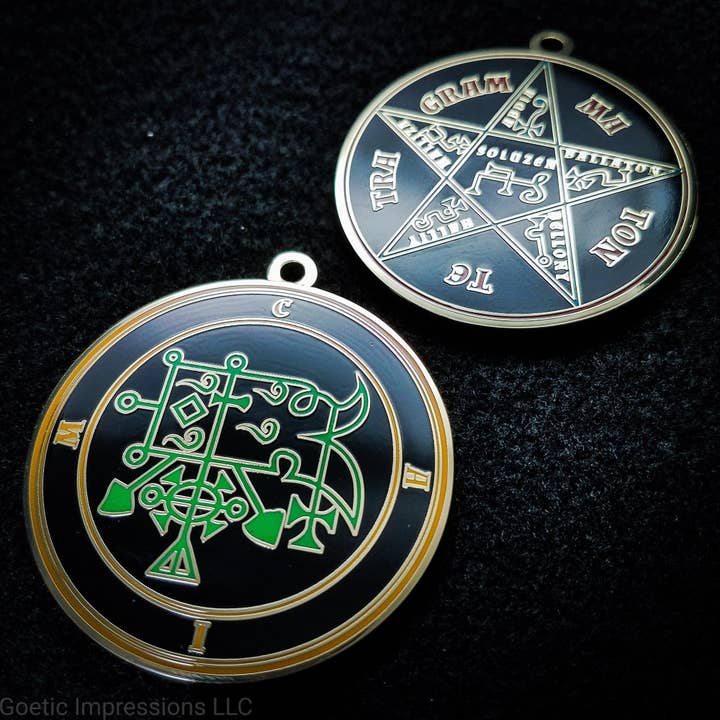 Goetic Impressions - Wholesale Individual Charm/Pendant - Caim Sigil Medallion