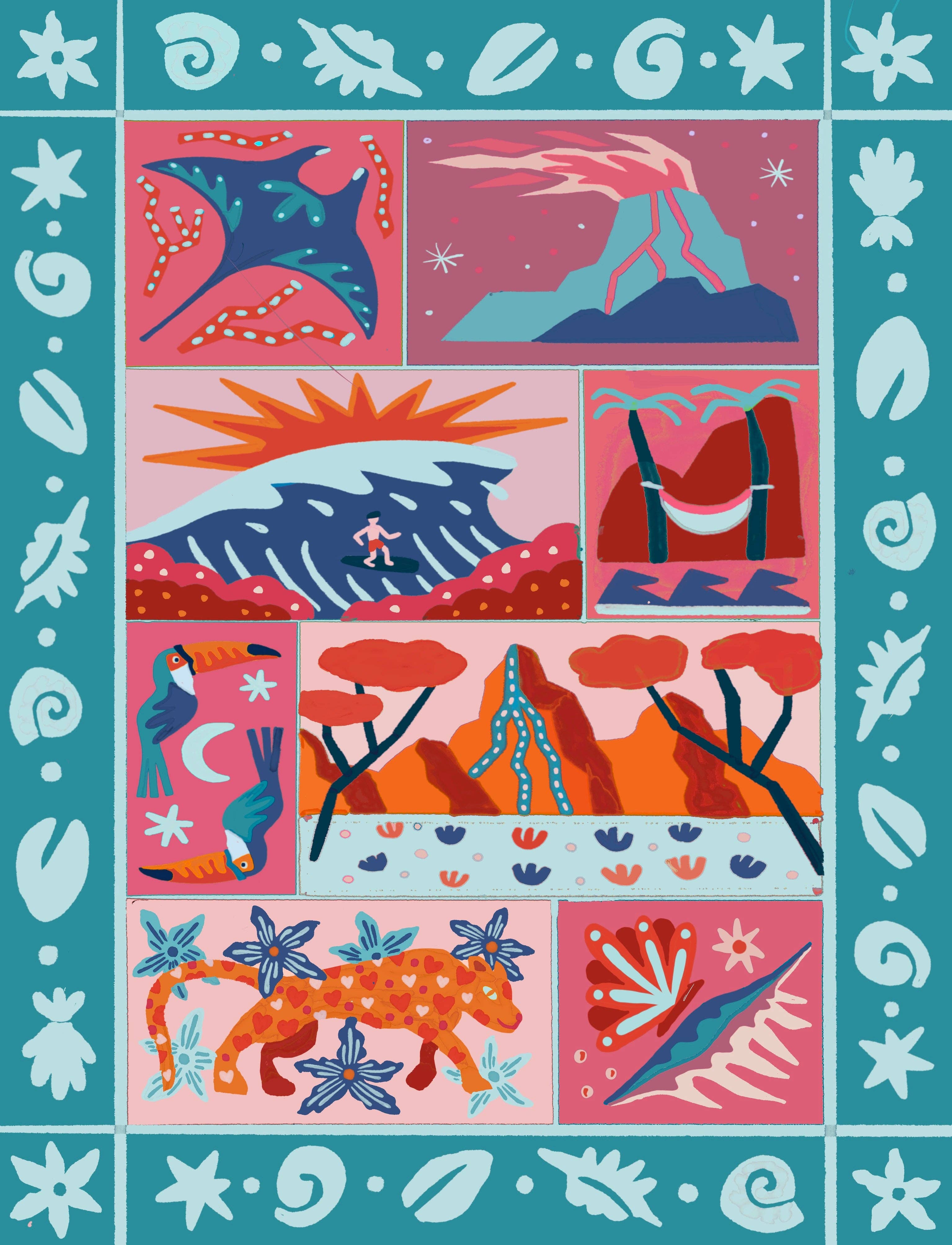 Lundi en Huit - Wholesale DIY Craft Kit - Numbered Painting | Pitis Drawings1