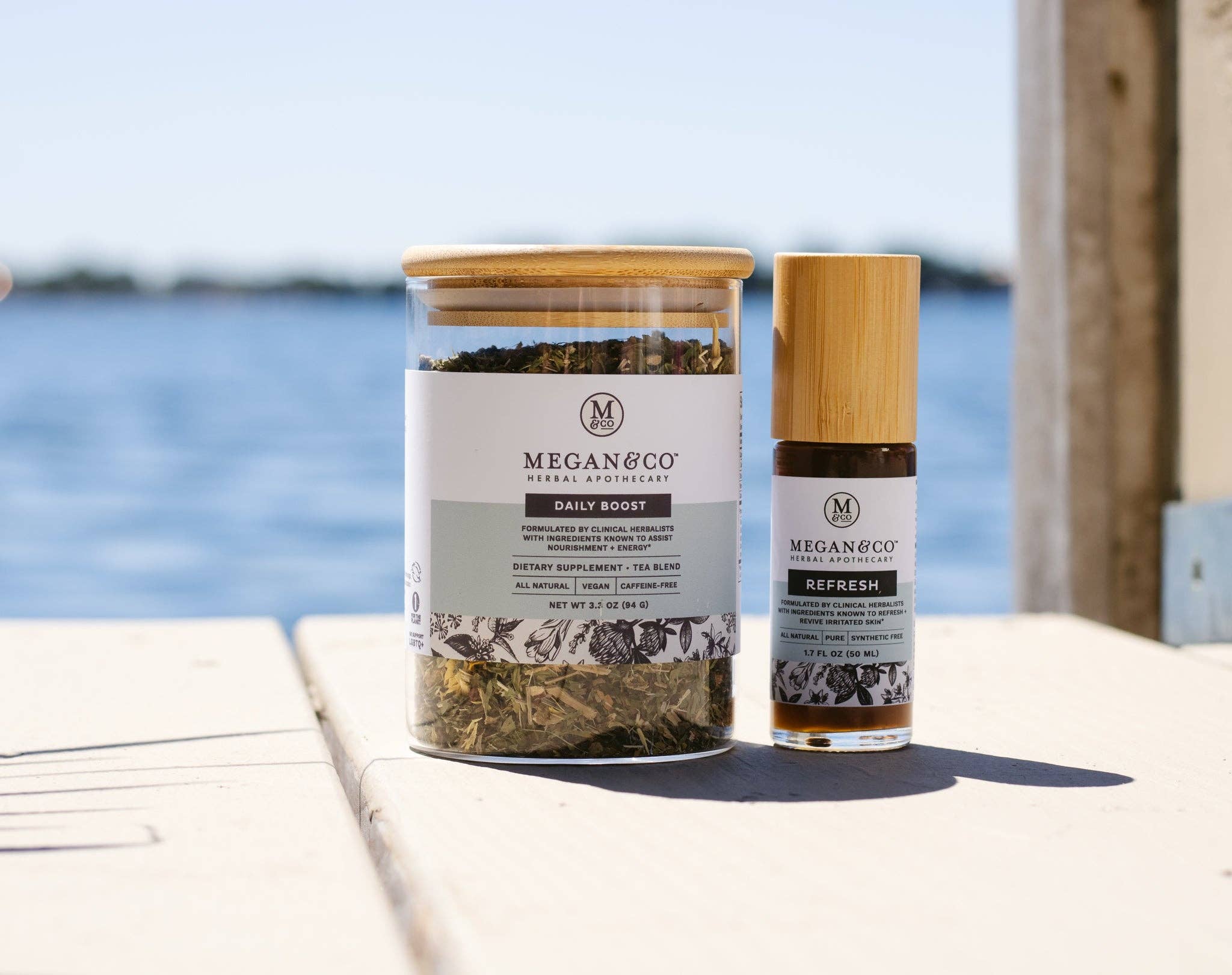 MEGAN & CO. Herbal Apothecary - Wholesale Health/Detox Tea - Daily Boost Tea Blend (94g) – Vitality + Nutrients3