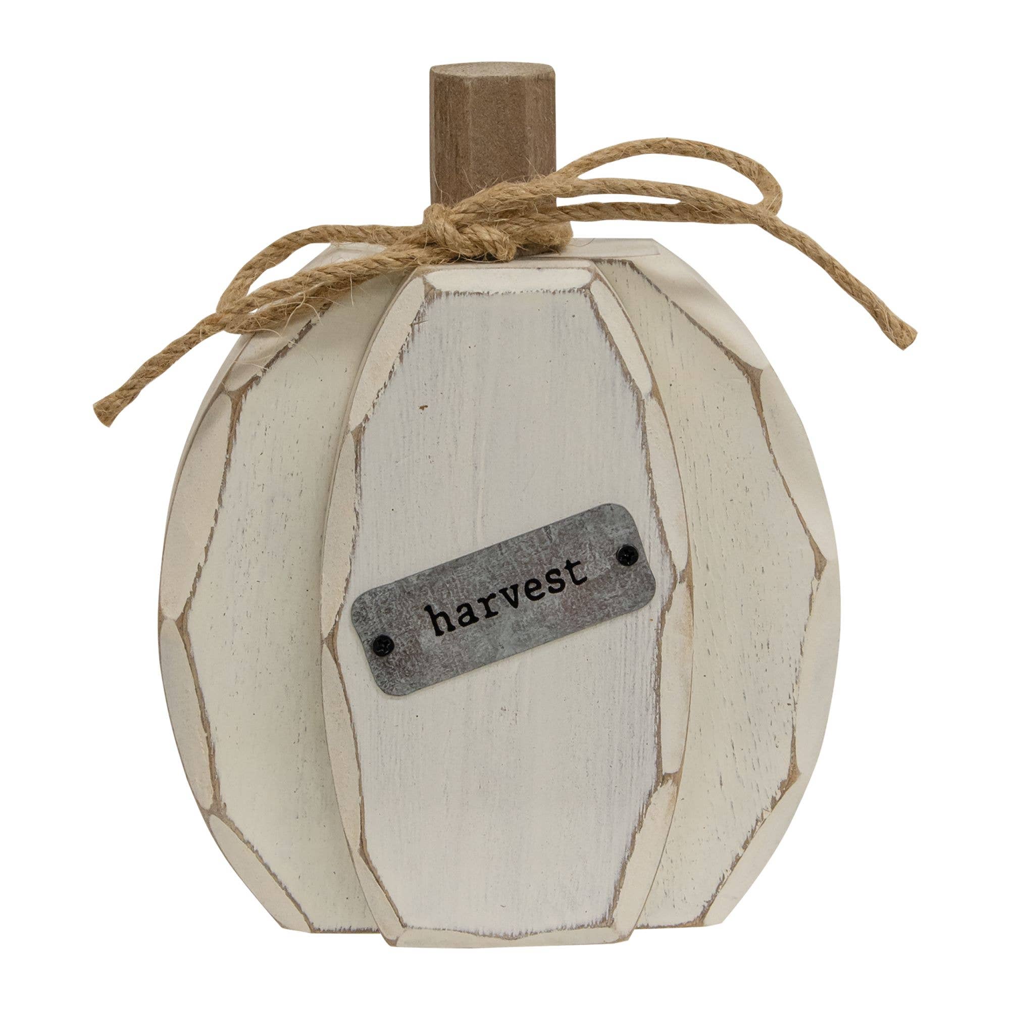 Col House Designs - Wholesale Decorative Tabletop Object - Cream Harvest Pumpkin Chunky Sitter0