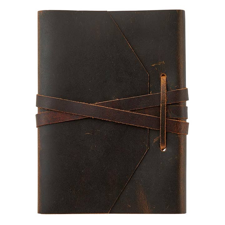 Leather Hiking Journal for wholesale by Cole Wheeler