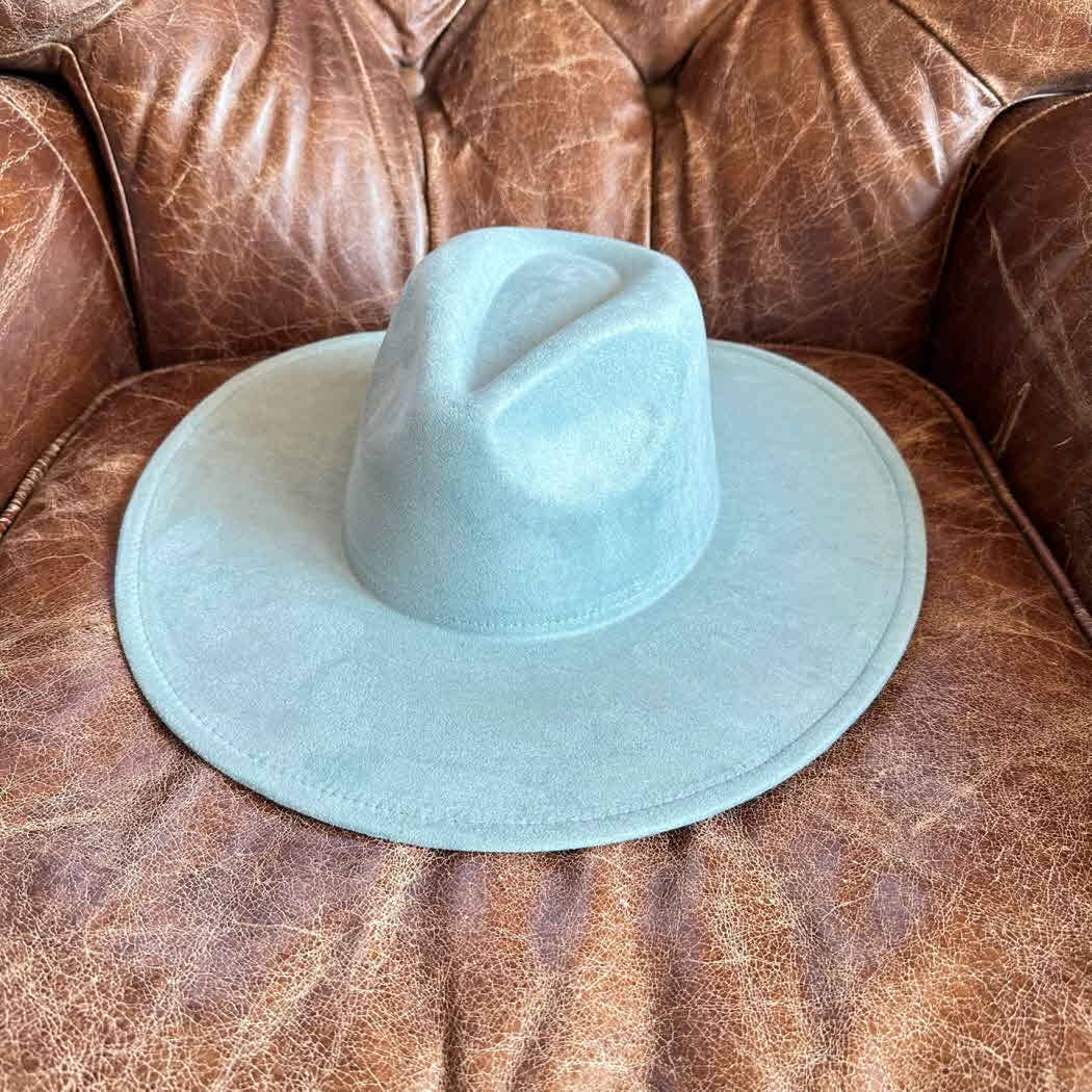 Queens INC - Wholesale Fedora - Women's - Best seller Fashion Classic Wide Brim Suede Primium  Hat 20