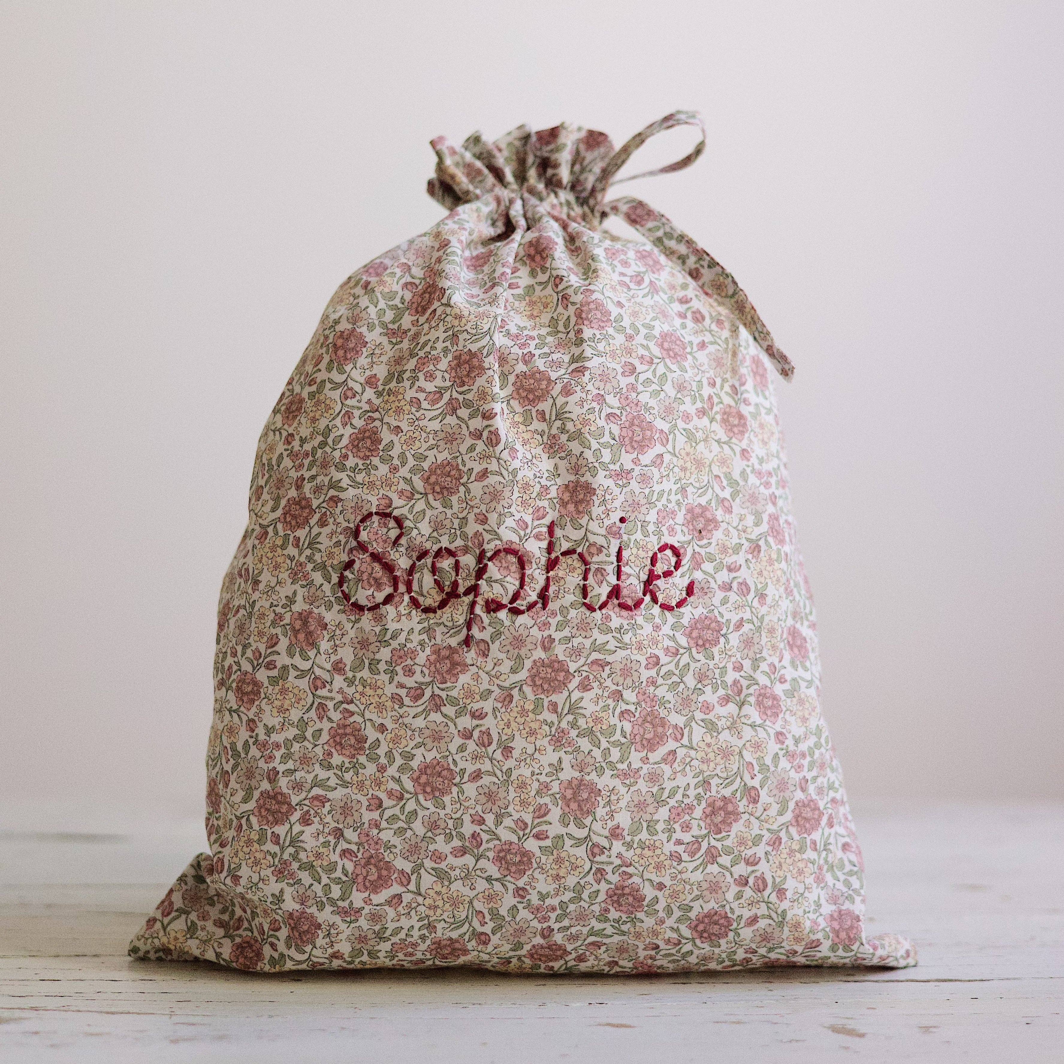 Noa de Cajou - Wholesale Drawstring Bag - Kids - Pouch Flowers0