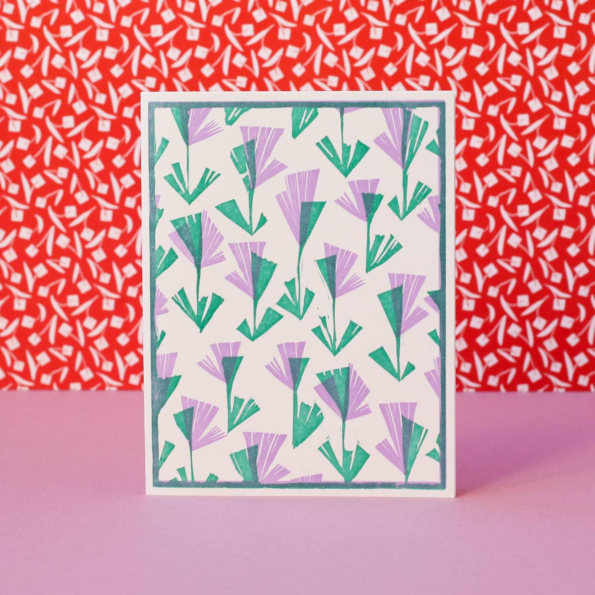 Heartell Press - Wholesale Stationery/Notecard Set - Geoflorals Assorted Cards Letterpress Set7