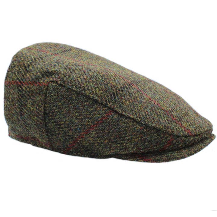 Heather Hats & Accessories – wholesale Flat cap – Men's – Highland Harris Tweed Flat Cap ZH0142