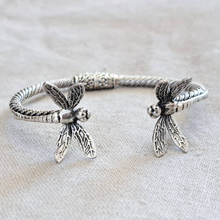 Dragonfly.925 Sterling Silver Bracelet from Bali for wholesale by Dalfiya