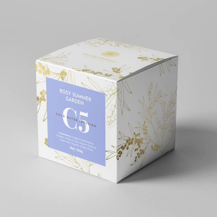 Kalte Infusionen - Rosiger Sommergarten für den Großhandel von Golden Wattle Tea