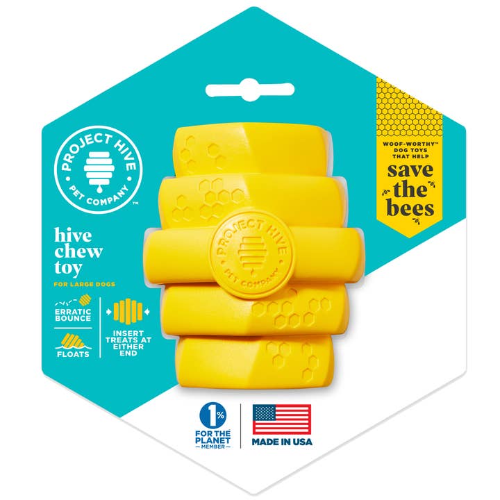 Hive Chew Dog Toy-Small/Unscented (15-unit case) for wholesale by Project Hive Pet Company