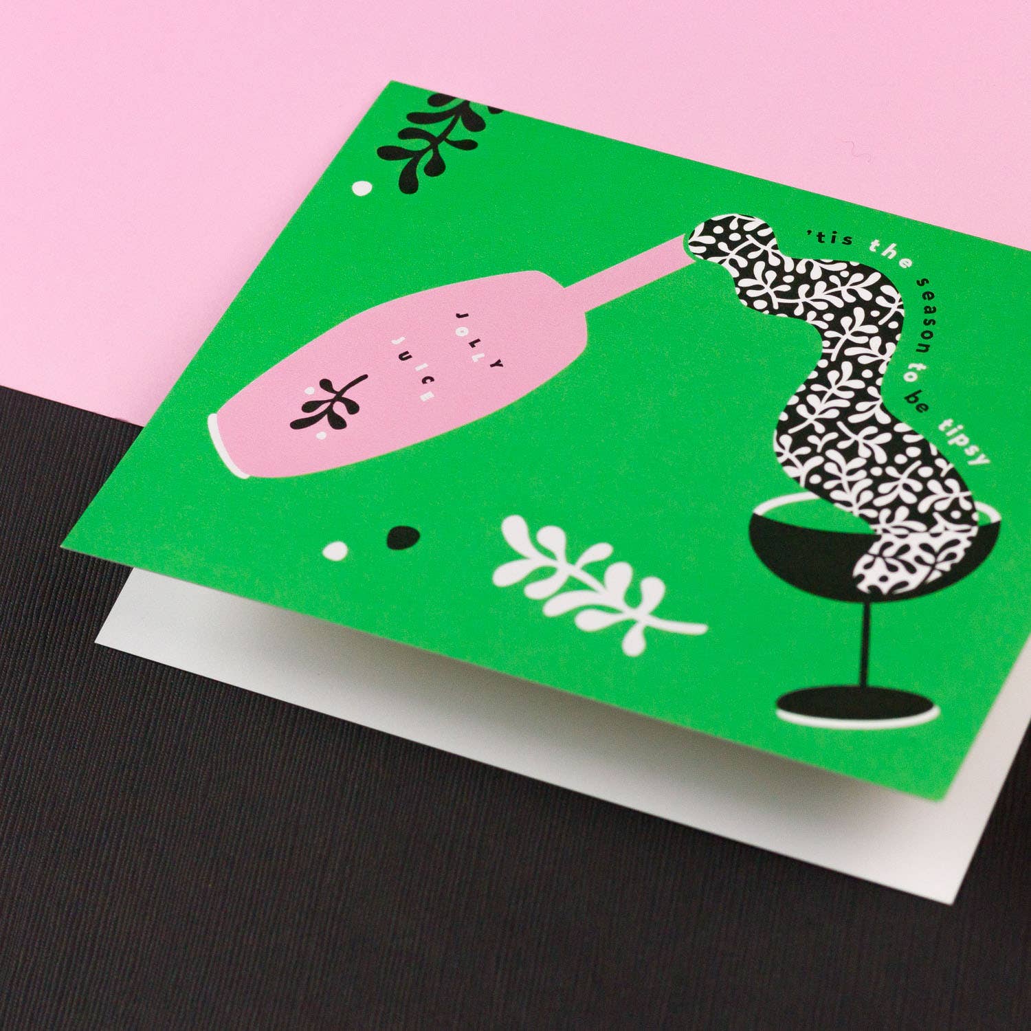 My Darlin' - Wholesale Christmas Card - Tis the Season to Be Tipsy • Boozy Funny Holiday Card1