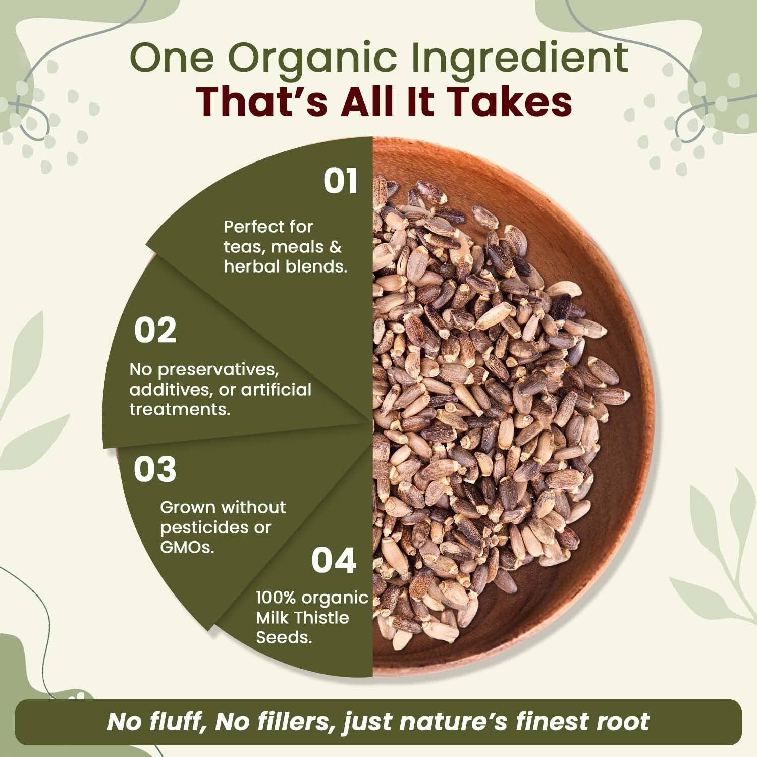 Organic Way LLC - Wholesale Plant Seeds - Organic Milk Thistle Seeds Whole5