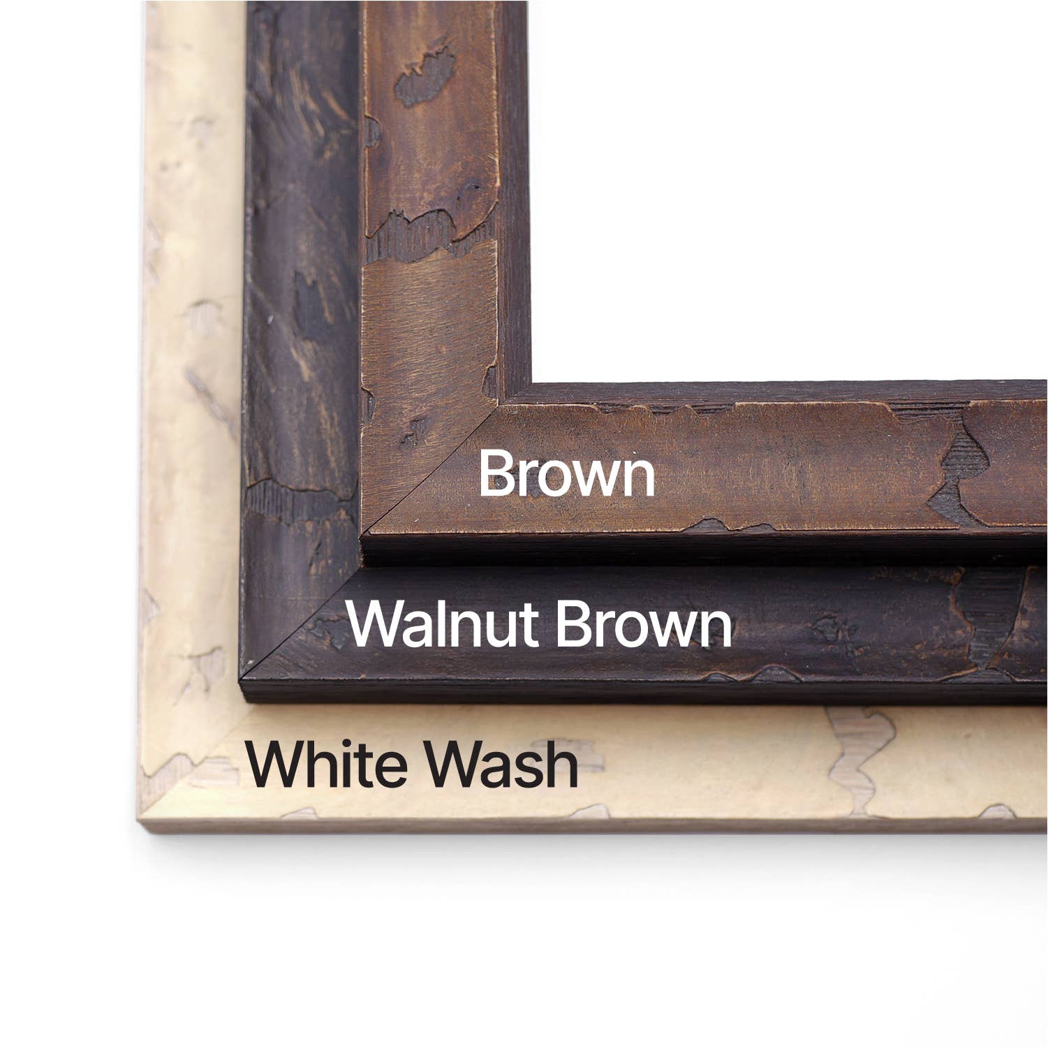 Brown Rustic Distressed Wood Picture Frame for wholesale on Faire8