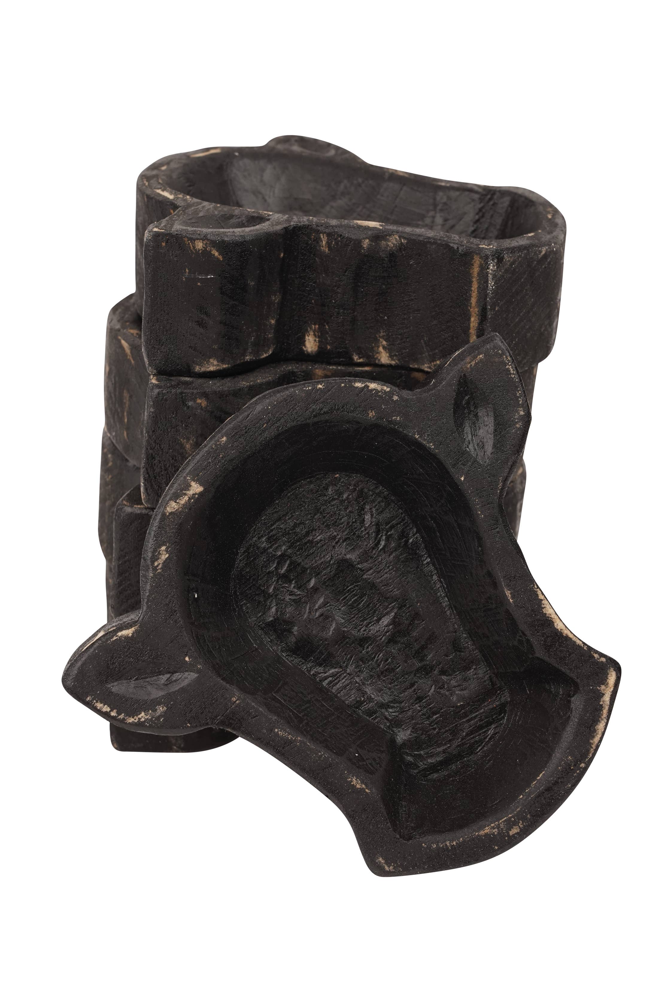 My Amigos Imports – Großhandel Kerzenhalter – Mini-Teigschale in Kuhkopf-Form, kerzenfertig, 20 x 17,8 cm, Mini Kuhkopf4