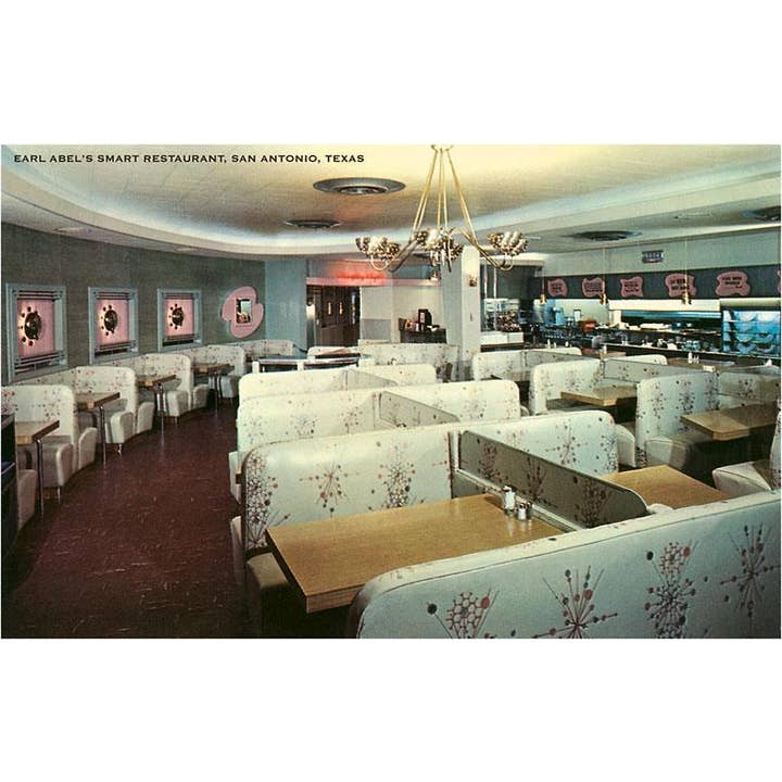Found Image Press - Wholesale Magnet - Magnet RE-87 Earl Abel's Smart Restaurant, San Antonio, Texa