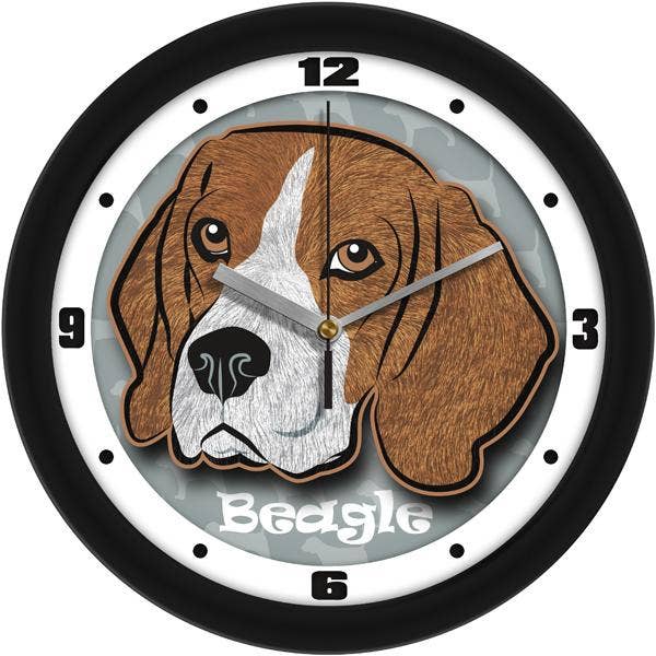 Beagle Dog Wall Clock for wholesale by Sun Time