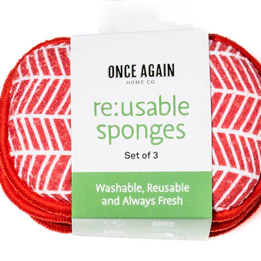 Re: användbar svamp uppsättning av 3 - grenar i rött för wholesale av Once Again Home Co.