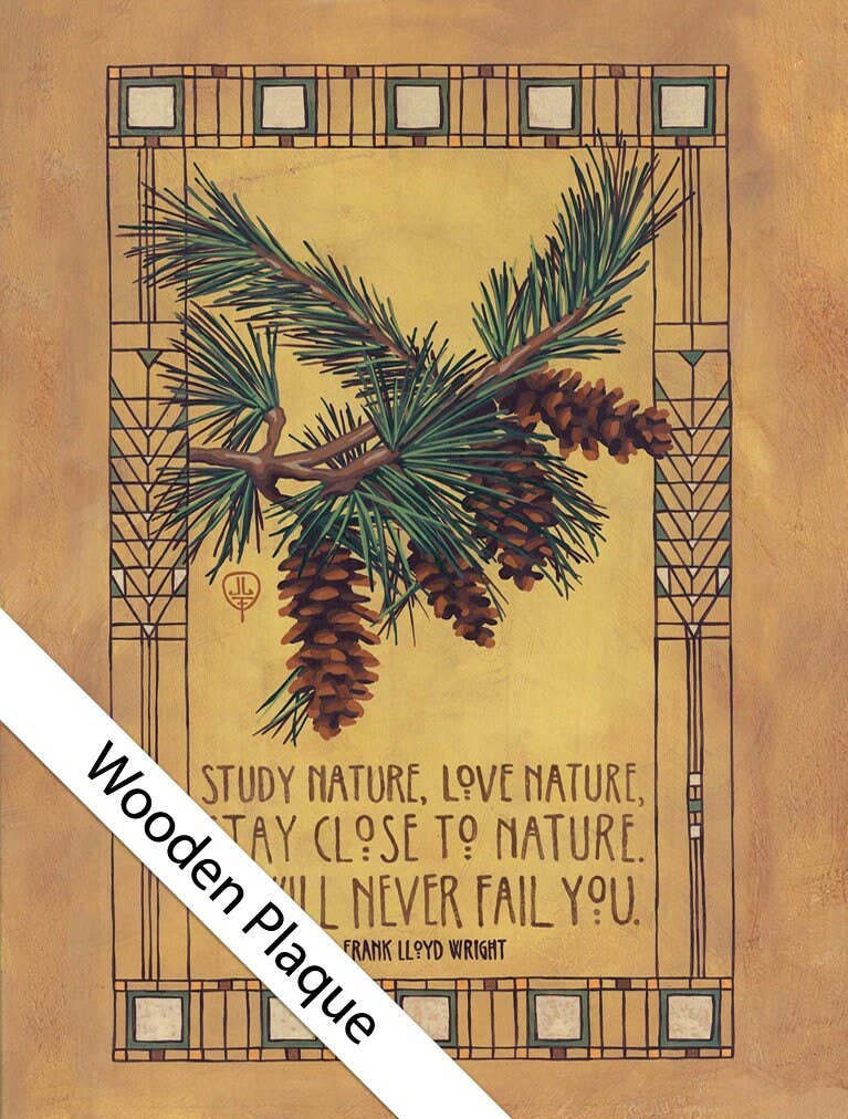 The Bungalow Craft - Wholesale Art Print - Frank Lloyd Wright - Nature6