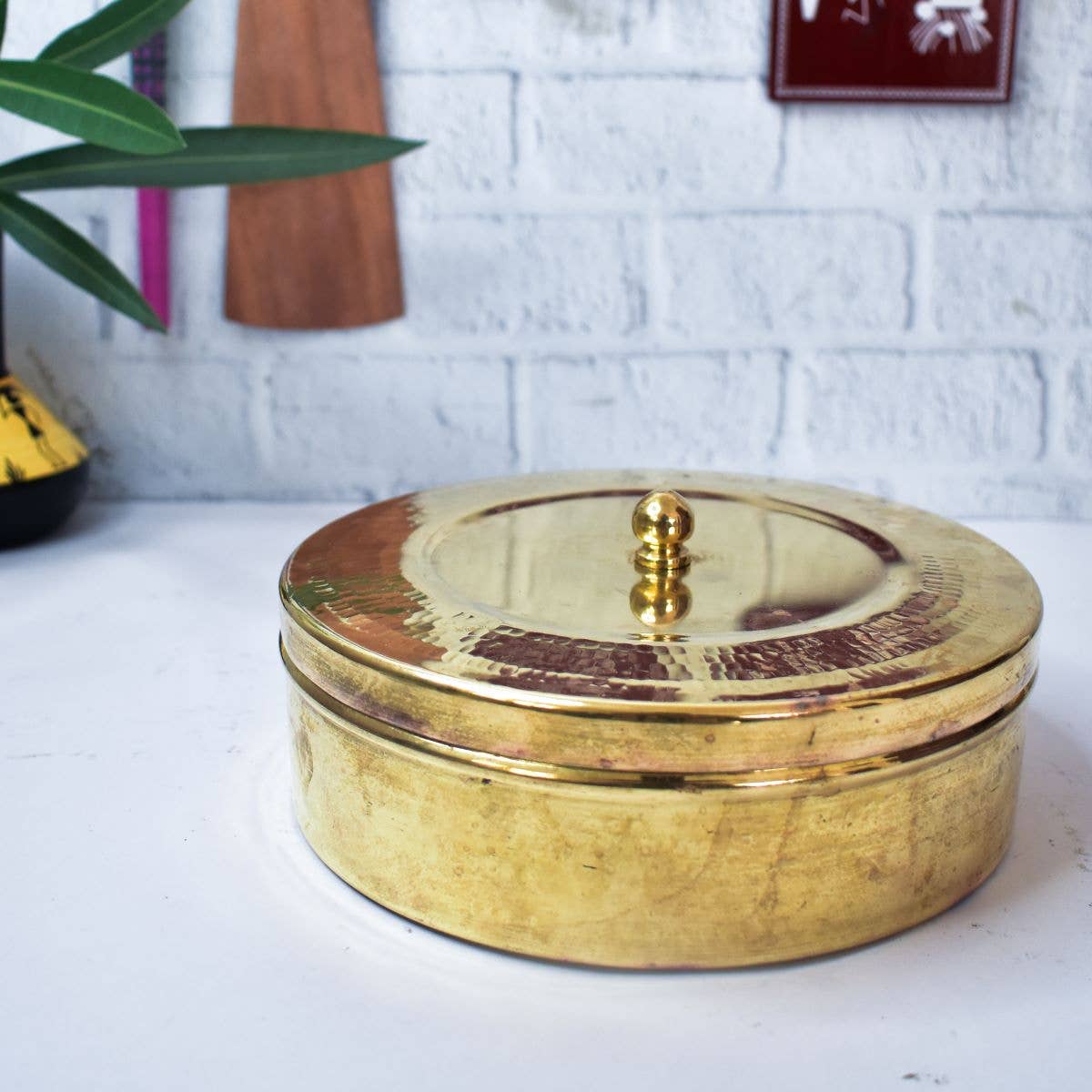 SAMA Homes - Wholesale Food Storage Container - Traditional Brass Roti Box3