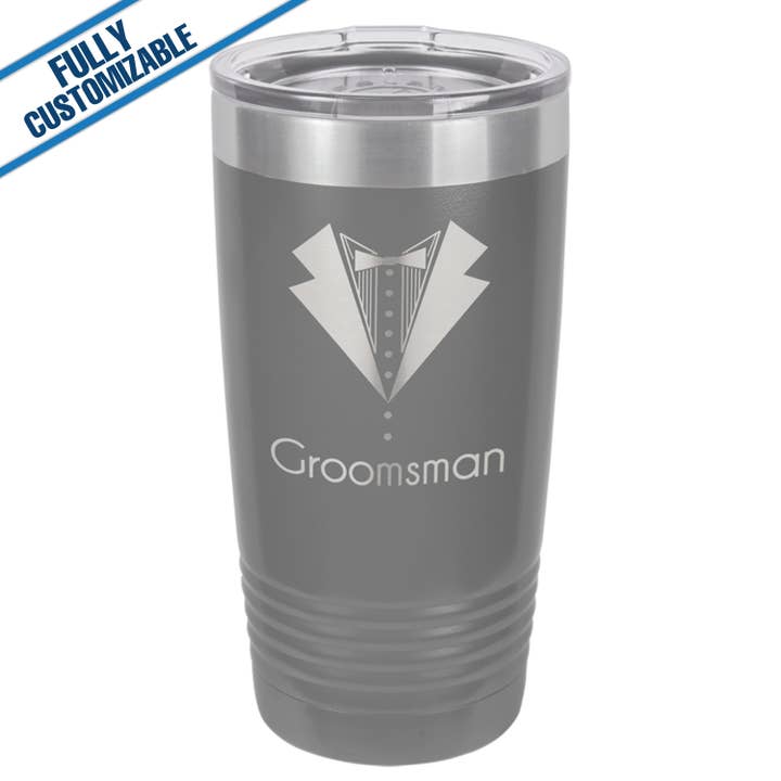 GiftWorksPlus - Wholesale Insulated Mug/Tumbler - 20oz. Engraved Tumbler with Flip Lid - Fully Customizable9