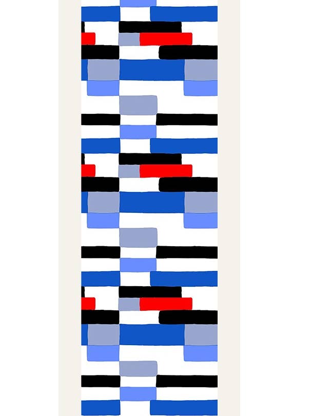 160 scarf - Delaunay S. - Rectangles for wholesale by Brochier Soieries
