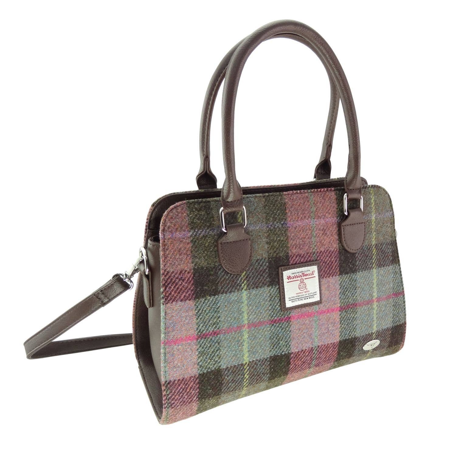 Glen Appin Of Scotland - Wholesale Tote Bag - Women's - LB1227 Harris Tweed 'Findhorn' Midi Tote Bag13