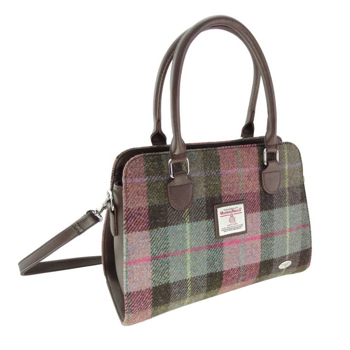 Glen Appin Of Scotland - Wholesale Tote Bag - Women's - LB1227 Harris Tweed 'Findhorn' Midi Tote Bag13