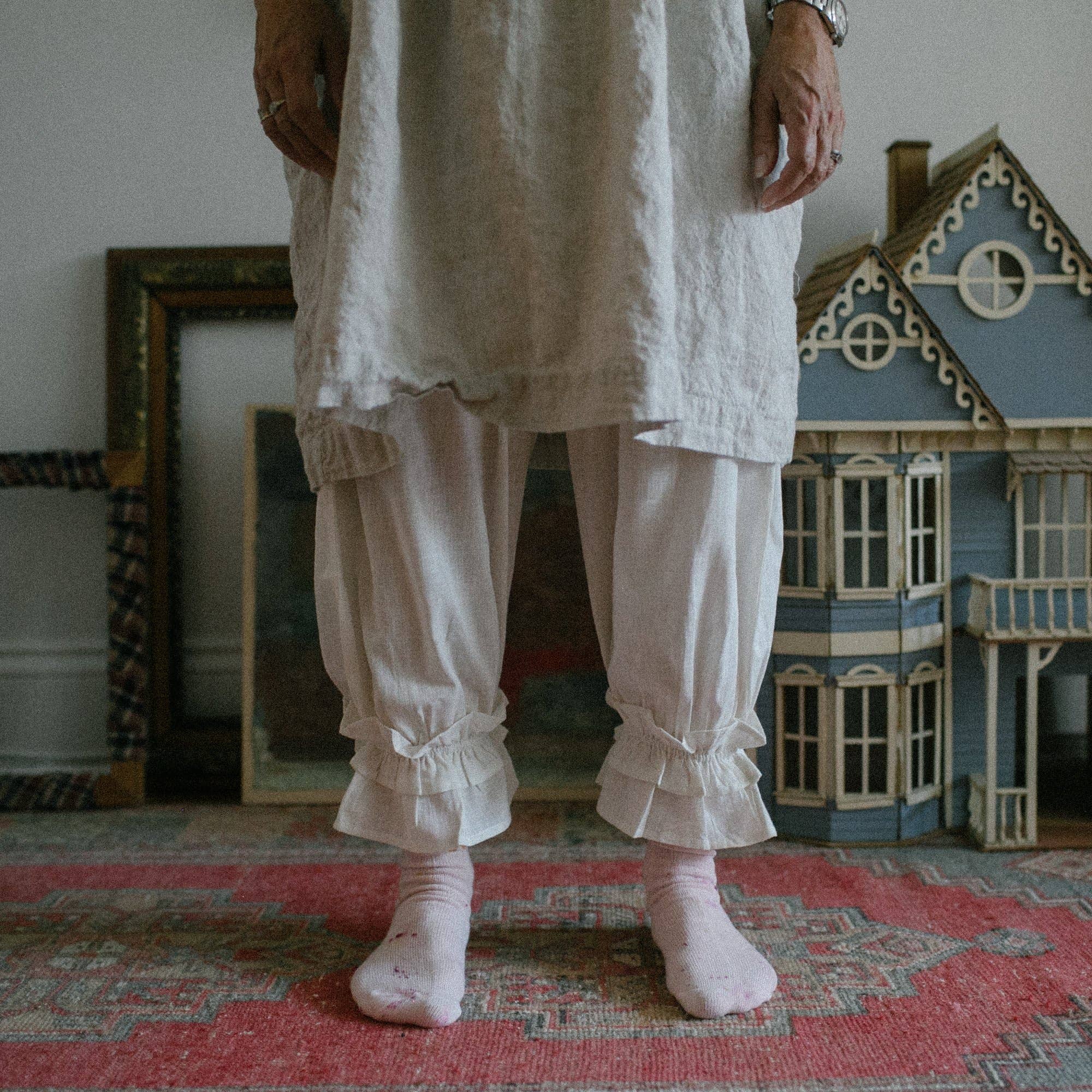 Skippy Cotton - Wholesale Pants - Women's - The Dove Bloomer, 100% cotton pants, draw string trousers6