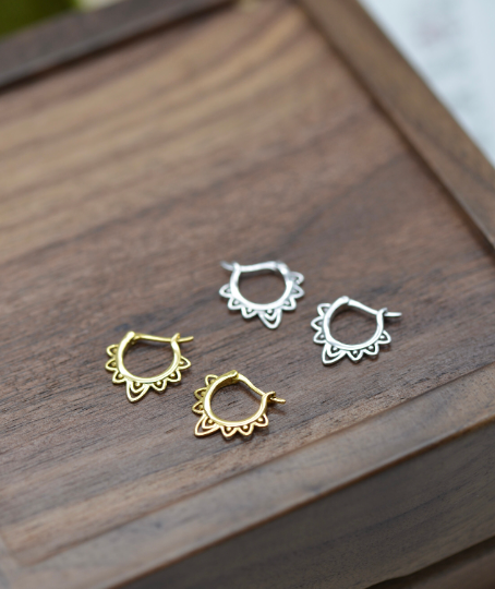 happyzzzsu - Vendita all'ingrosso Orecchini a cerchio - Orecchini a Cerchio in Argento Sterling 9258