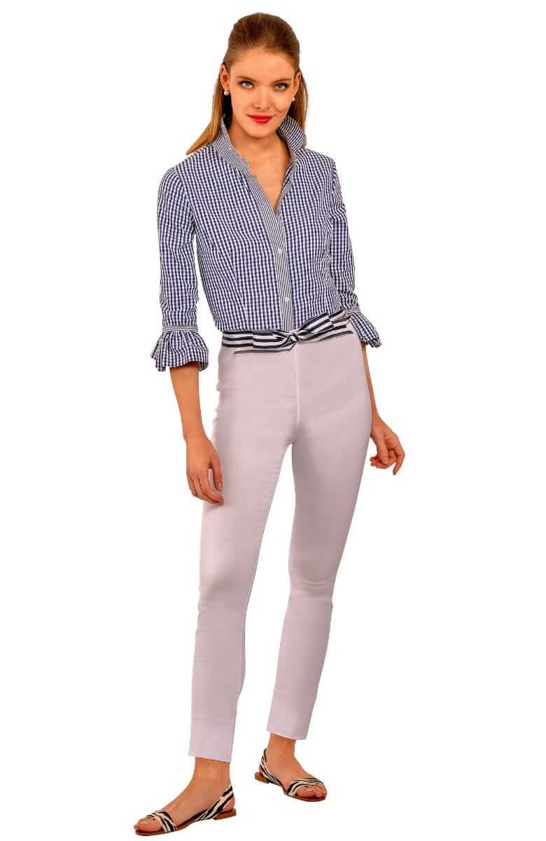 Gretchen Scott LLC – Engroshandel Skjorte med buttondown – til kvinder – Priss Bluse - Gingham9