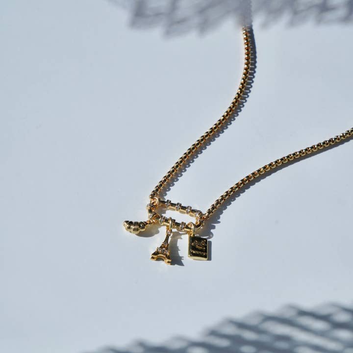 Eiffel Tower Charm Pendant for wholesale by Origami Owl