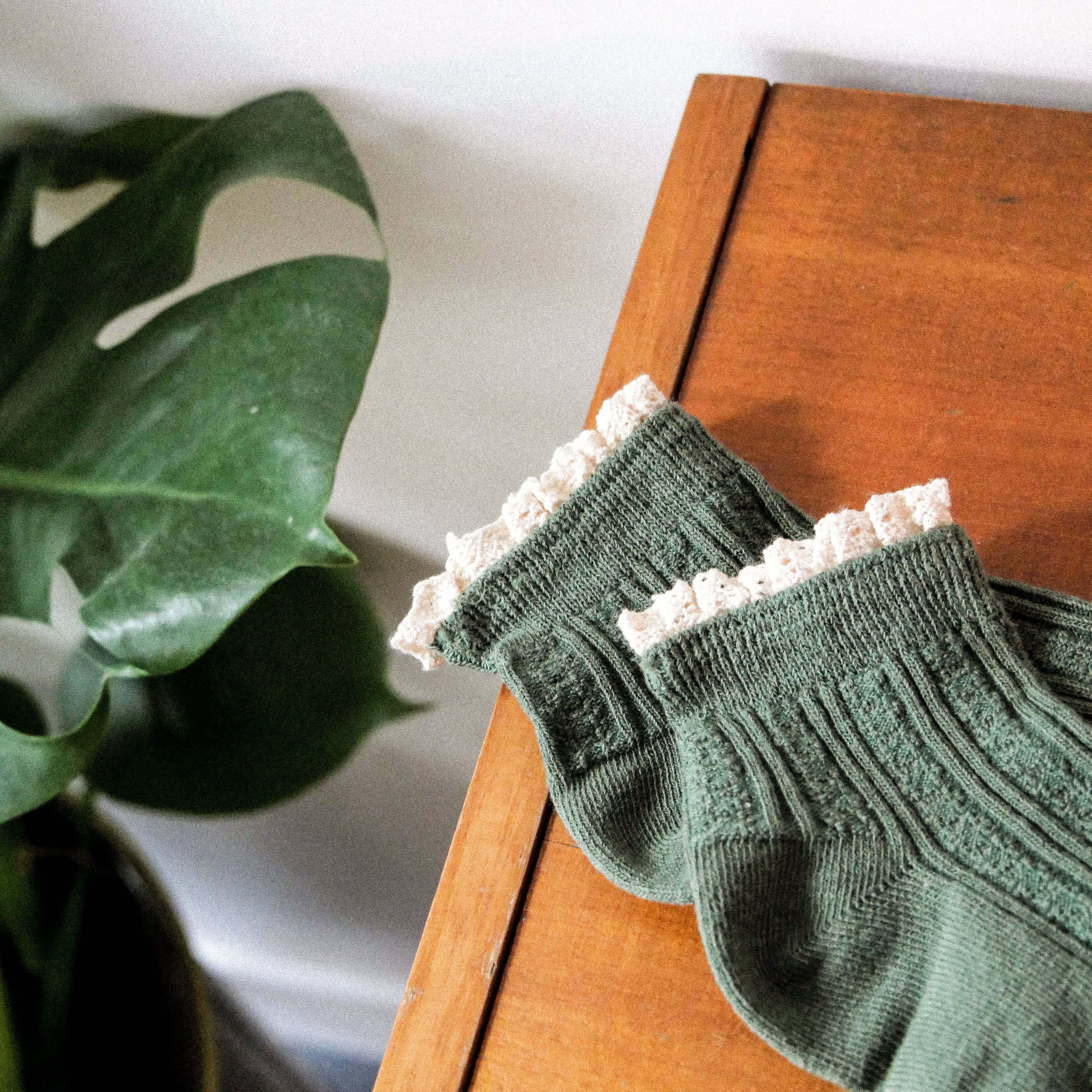 Gentil Coquelicot Paris - Venta al por mayor Calcetines - Mujer - Calcetines bajos de macramé1