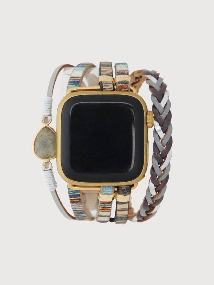 Bohemian Leather Apple Watch Band for wholesale by SAACHI