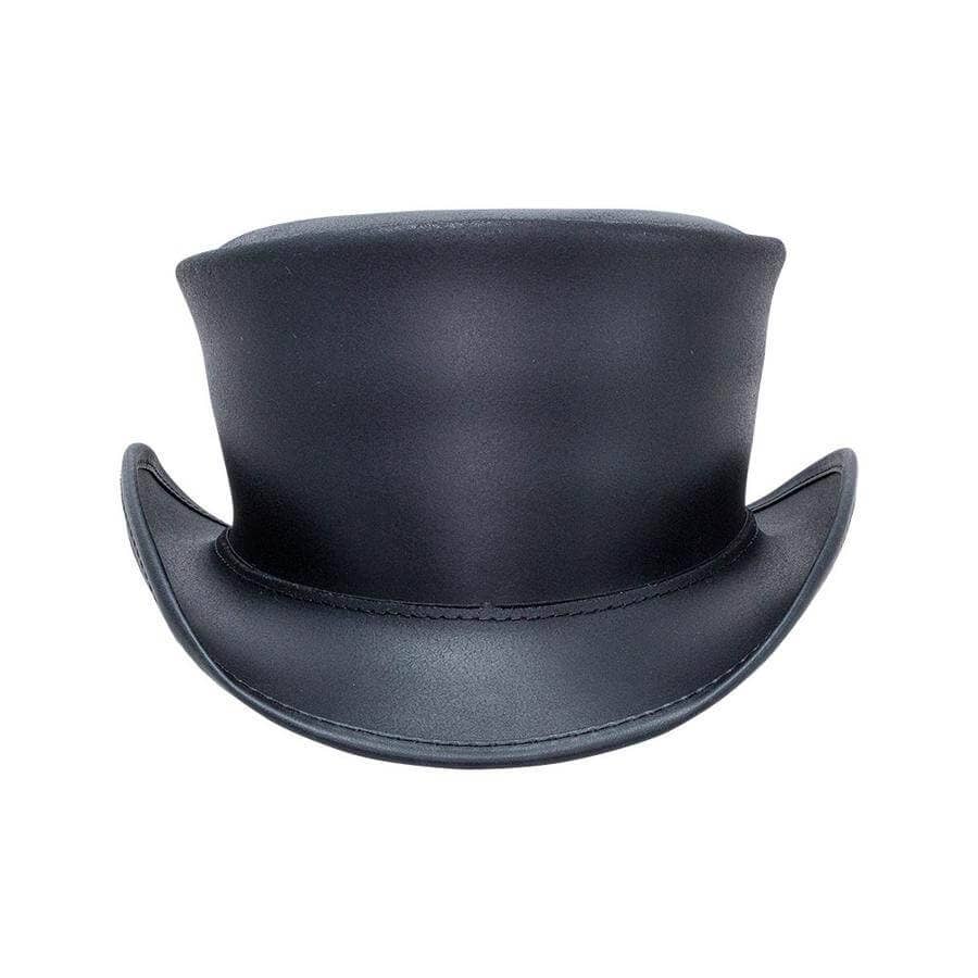 American Hat Makers - Wholesale Fedora - Unisex - Genuine Leather Top Hat - Style Marlow Unbanded1