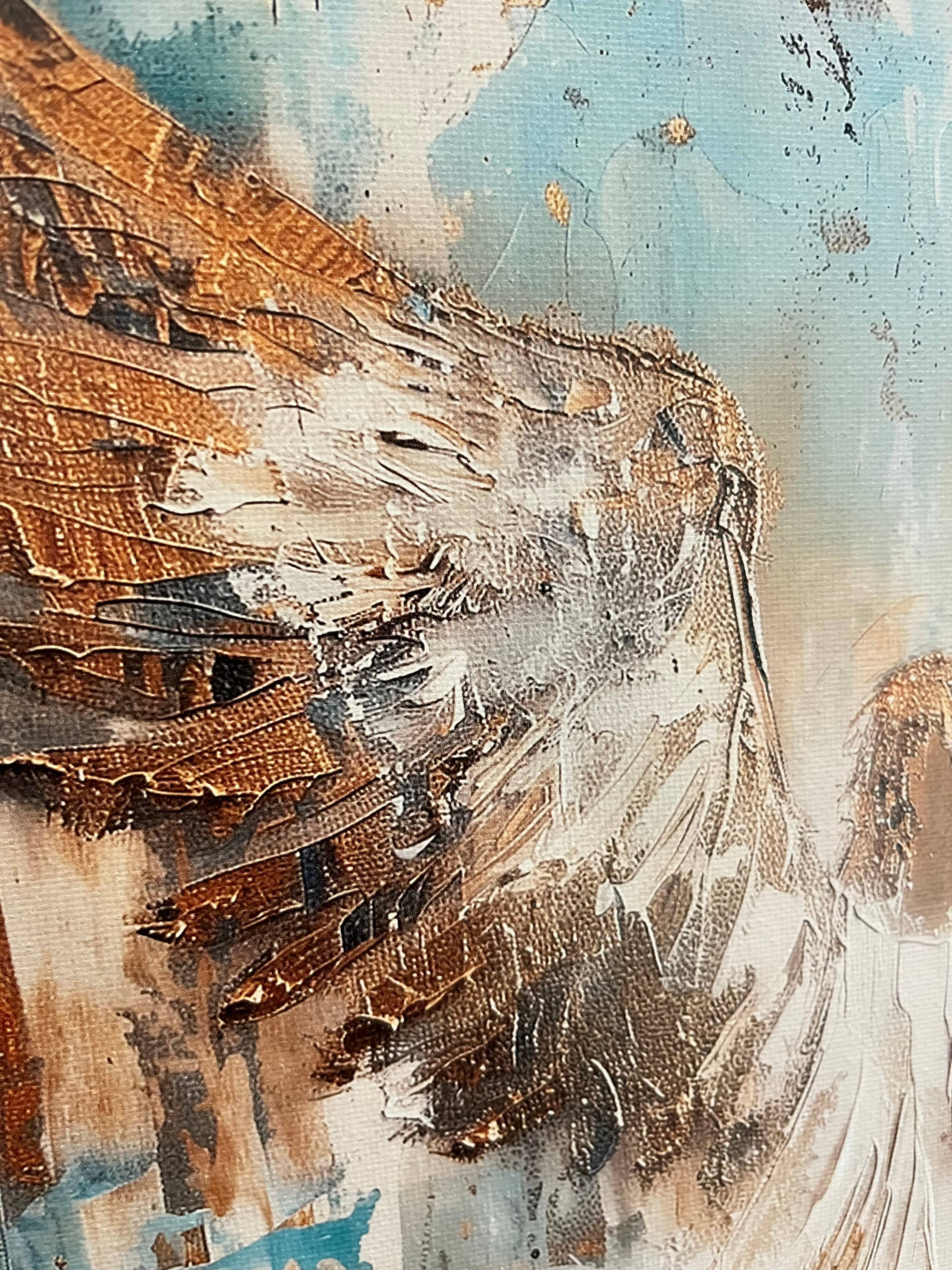 Rustic Nester - Vente Affiche d'art - Impression sur toile d'ange, décoration d'intérieur chrétienne, art spirituel3