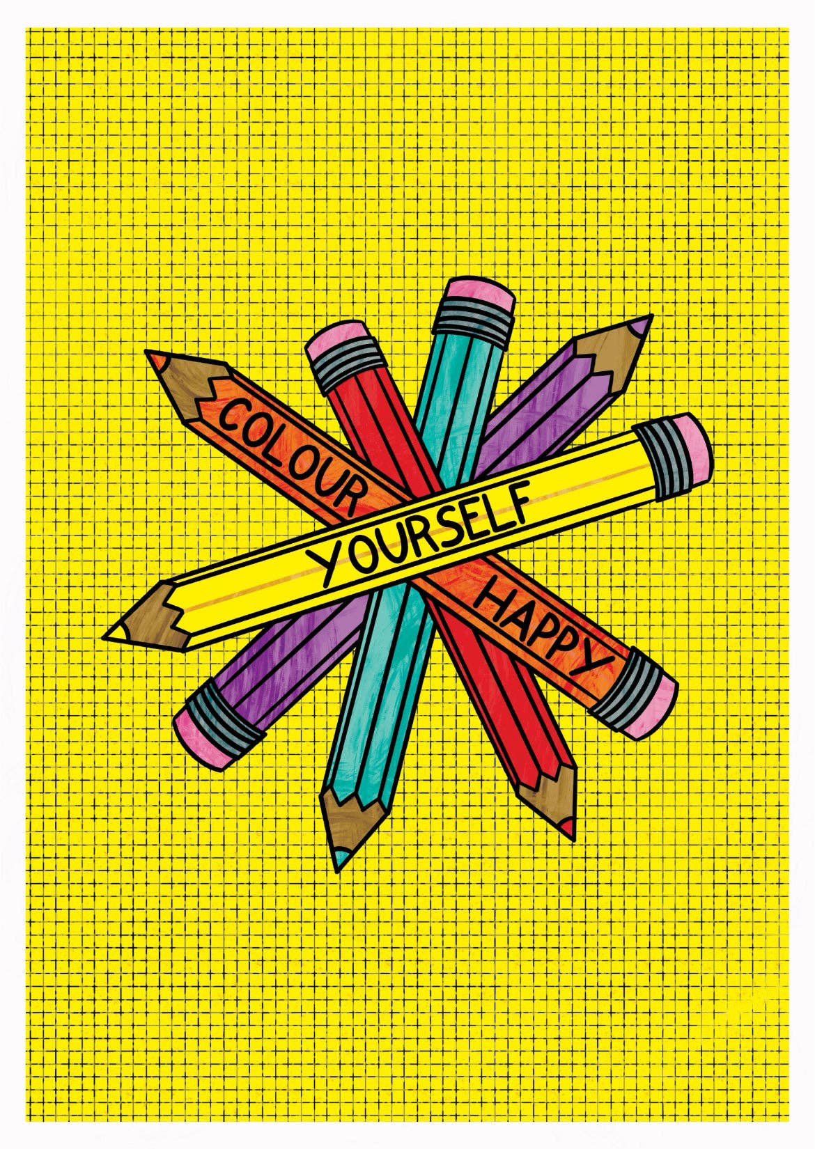 PaintsPylons - Wholesale Art Print - Colour Yourself Happy Print0