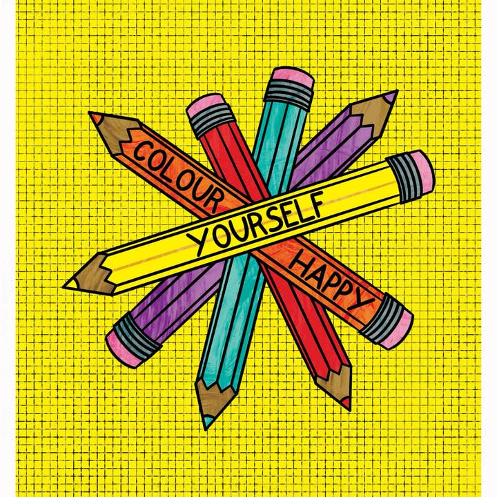 PaintsPylons - Wholesale Art Print - Colour Yourself Happy Print