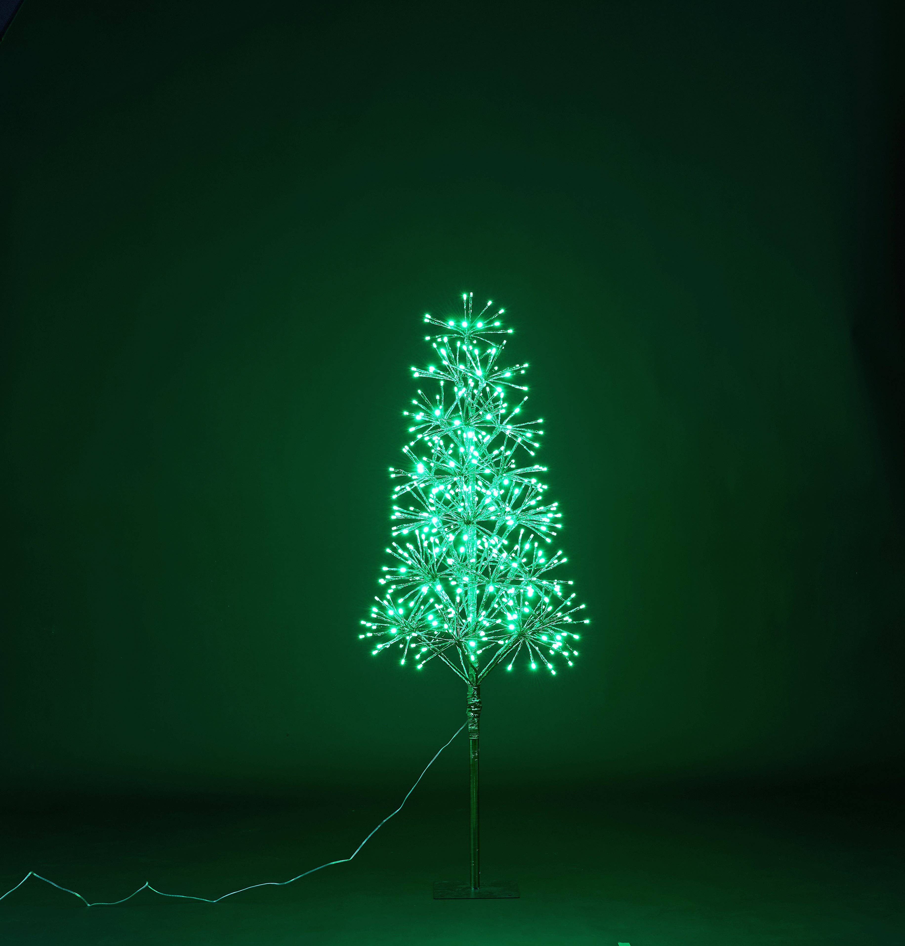 Winterland Inc. - Wholesale Christmas Decoration - 4' Green Starburst LED Tree0