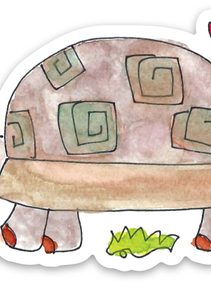 Vinyl Sticker - Tortoise for wholesale by Laura Kelly Stickers