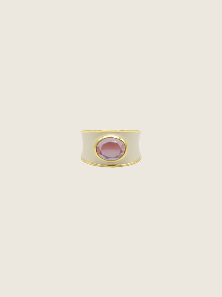 Two Astros Crema Ring for wholesale by Virago Barcelona